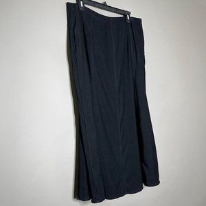 White‎ Stag Moleskin Rich Black Skirt Size 14 Petite